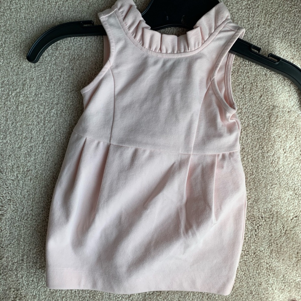 NWT Janie & Jack Pink Dress w Ruffles & Bow